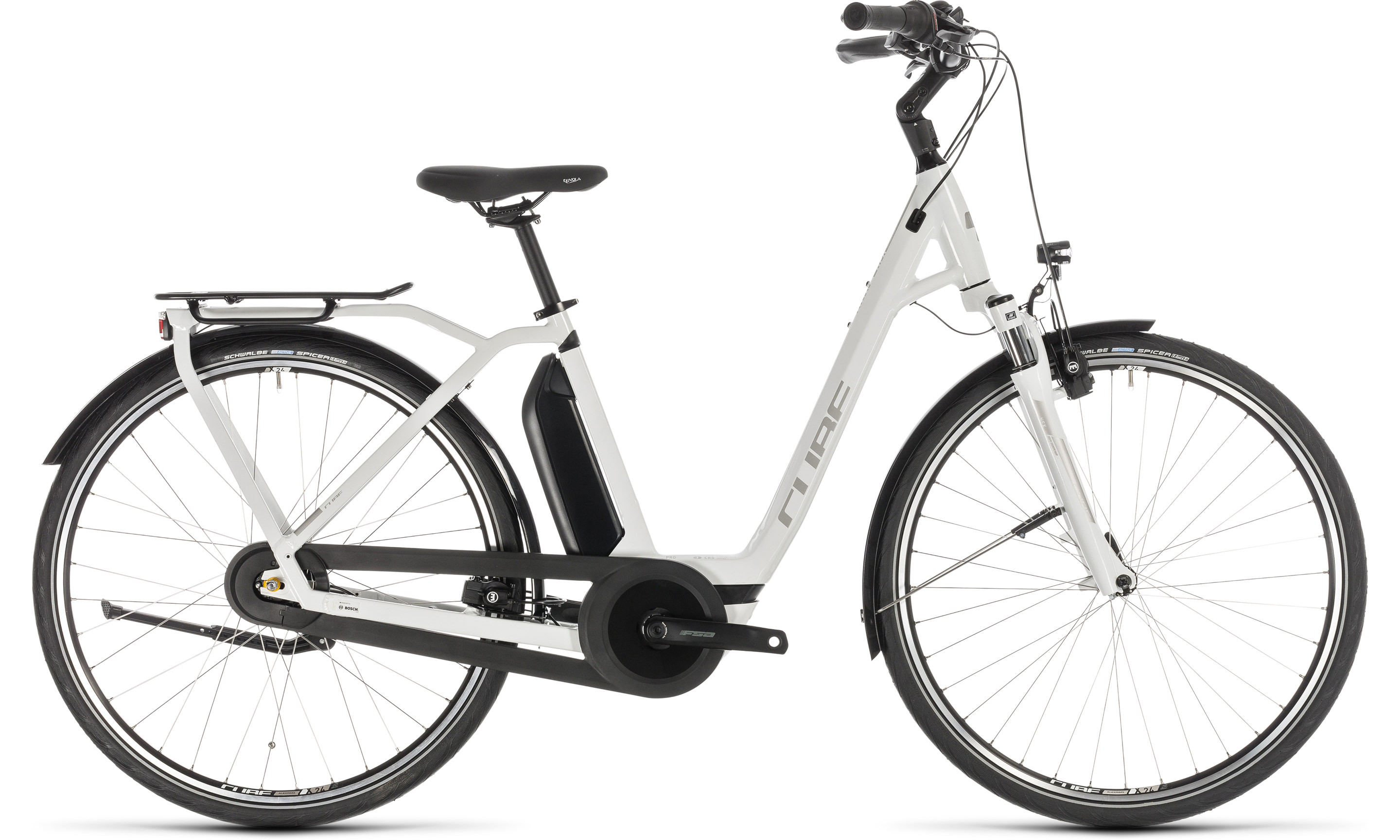 Cube Town Hybrid Pro 500 white´n´silver | Bouticycle