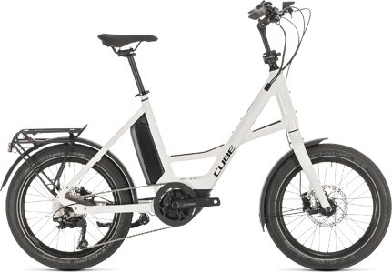 Vélo ville électrique Cube 20'' Compact Sport Hybrid white´n´black