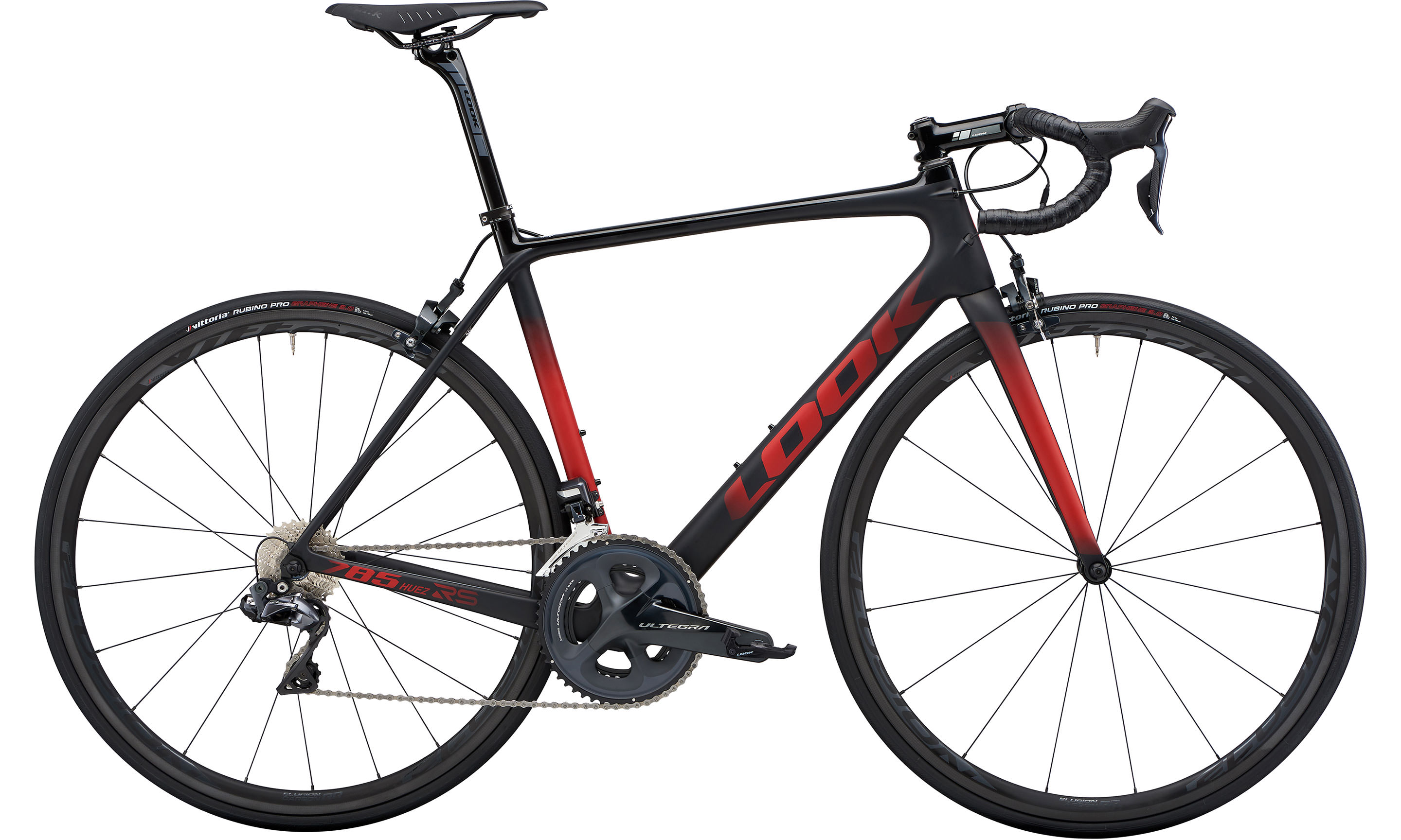 785 HUEZ RS BLACK RED GLOSSY MAT | Culture Vélo
