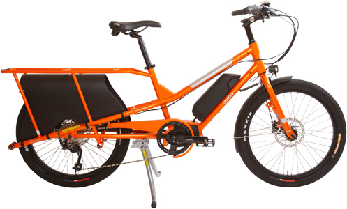 Vélo cargo électrique longtail Yuba Kombi E5